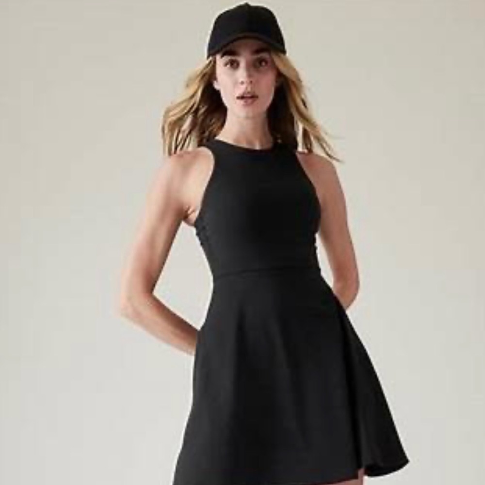 Conscious Athleta black dress